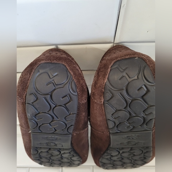 Ugg  S/N 1101110 Mens Ascot Suede Slipper Color Chocolate Brown Fur LinedSize main image 5